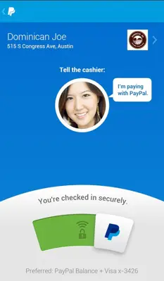 Paypal android App screenshot 3